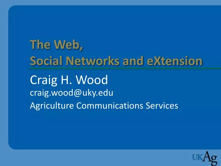 the web social networks and extension
