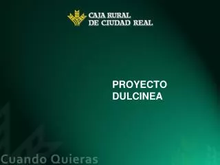 proyecto dulcinea