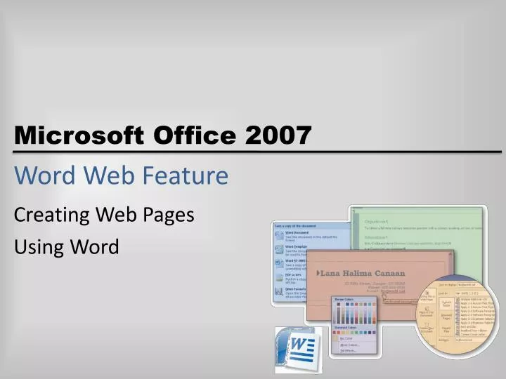 word web feature