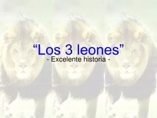 los 3 leones