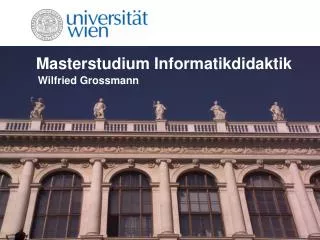masterstudium informatikdidaktik