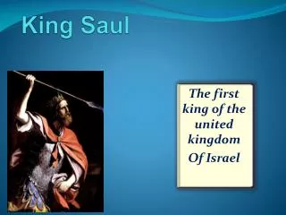 King Saul