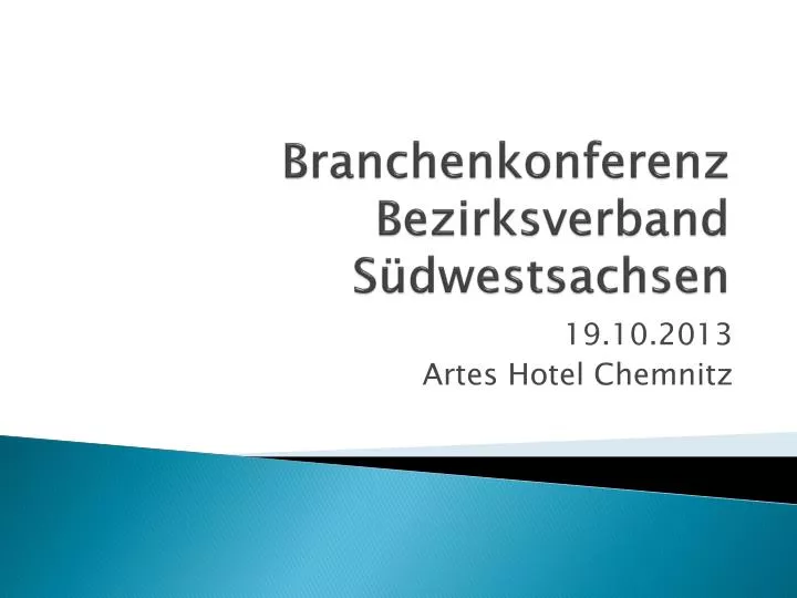 branchenkonferenz bezirksverband s dwestsachsen