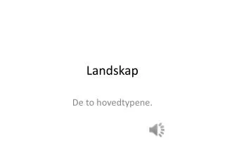 landskap