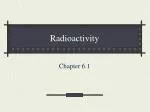 Radioactivity