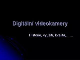 digit ln videokamery