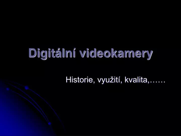 digit ln videokamery