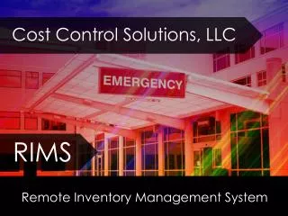 Remote Inventory Management System