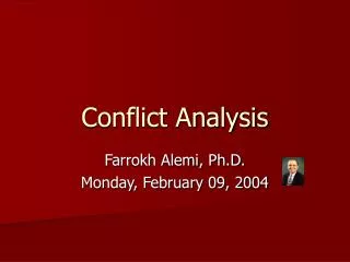 Conflict Analysis