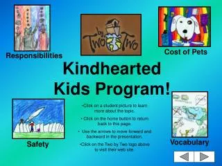Kindhearted Kids Program!