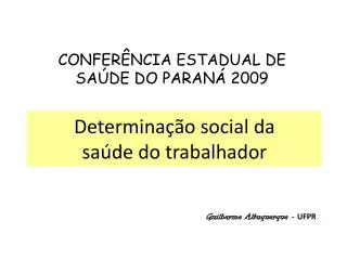 determina o social da sa de do trabalhador