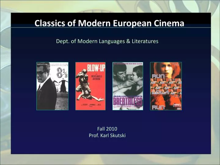 classics of modern european cinema