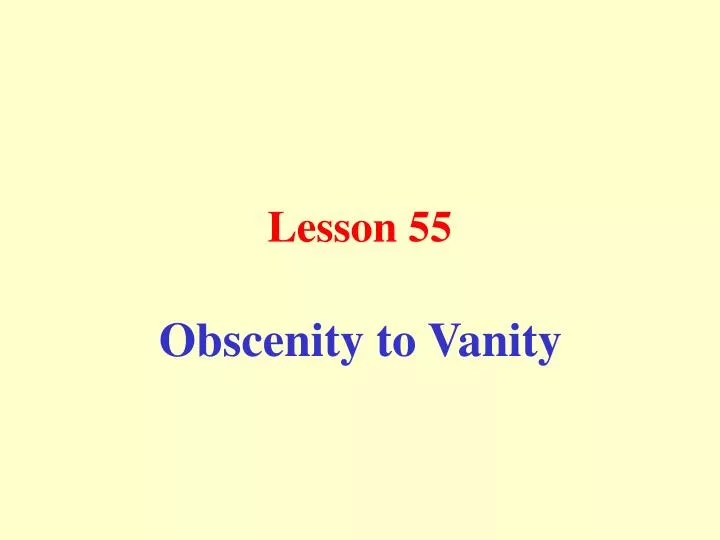 lesson 55