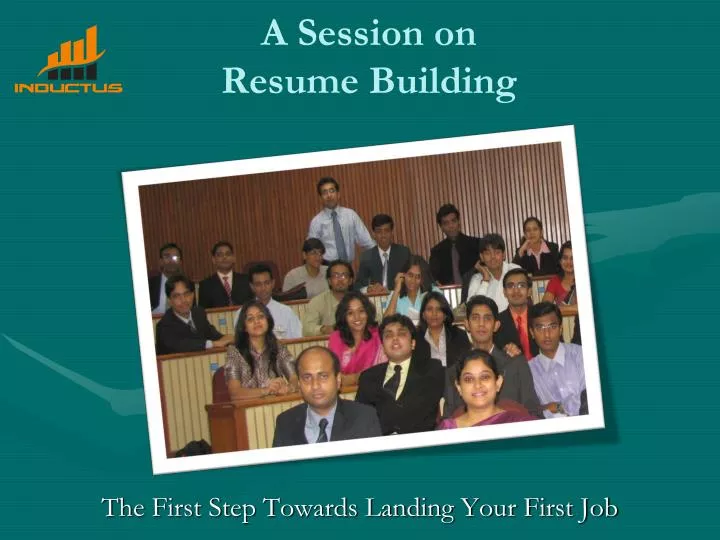 a session on resume building
