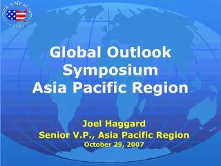 Global Outlook Symposium Asia Pacific Region