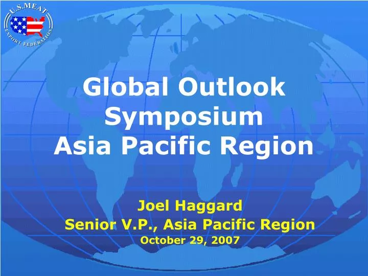 global outlook symposium asia pacific region