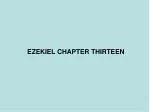 EZEKIEL CHAPTER THIRTEEN - slide 1