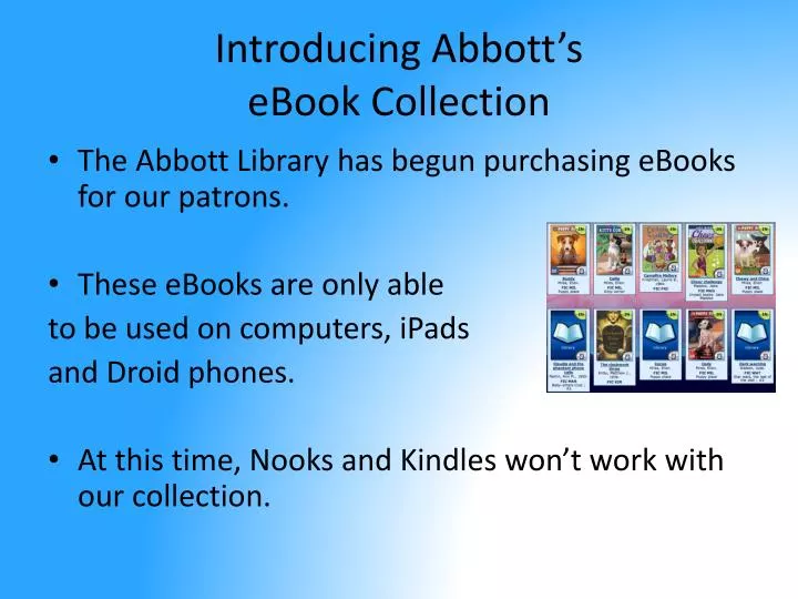 introducing abbott s ebook collection