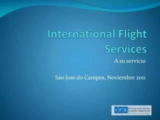 international flight services