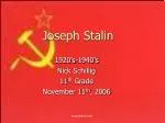 Joseph Stalin - slide 1