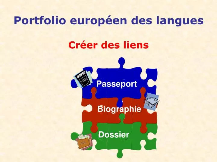 portfolio europ en des langues