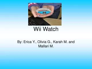 Wii Watch