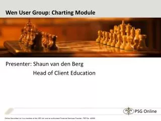 Wen User Group: Charting Module