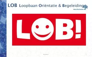 lob l oopbaan o ri ntatie b egeleiding