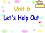 Unit 6 - slide 1