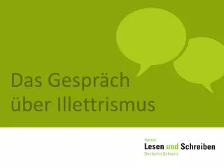 das gespr ch ber illettrismus