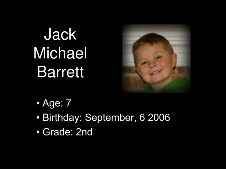 jack michael barrett