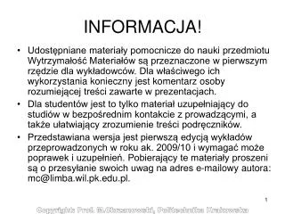 informacja