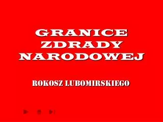 granice zdrady narodowej