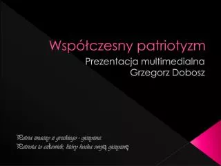 wsp czesny patriotyzm