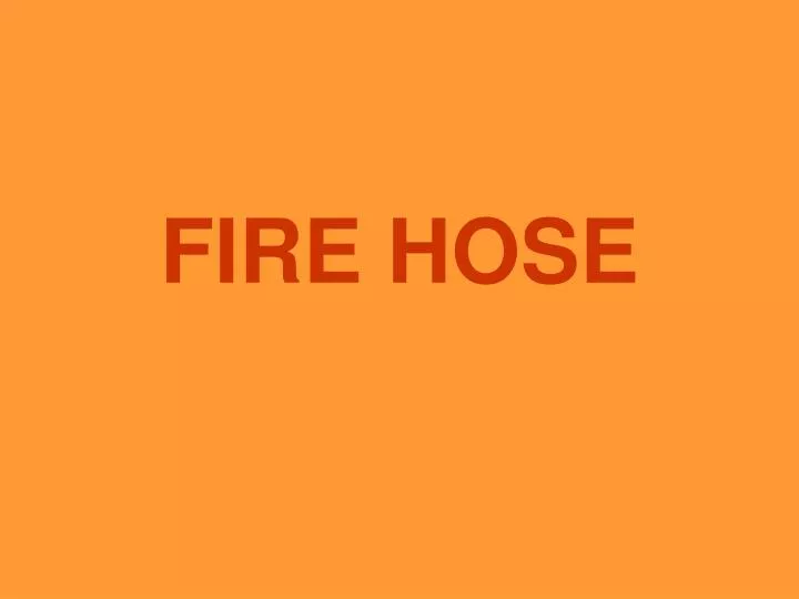 5 Simple Rules of Maintaining a Clean Fire Hose Nozzle