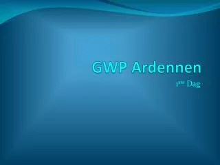 GWP Ardennen