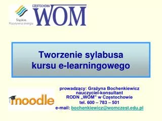tworzenie sylabusa kursu e learningowego