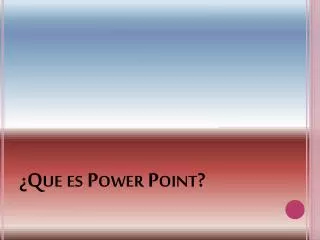 que es power point
