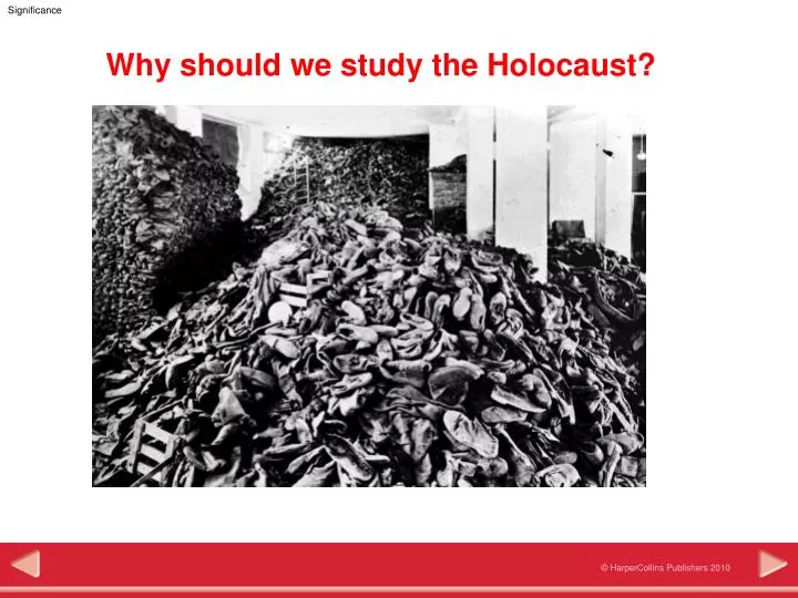why should we study the holocaust