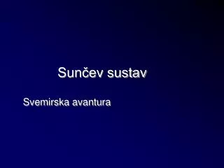 sun ev sustav