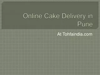 Online Cake Delivery in Pune
