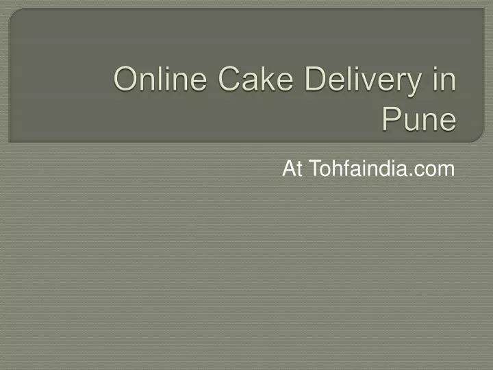 online cake delivery in pune