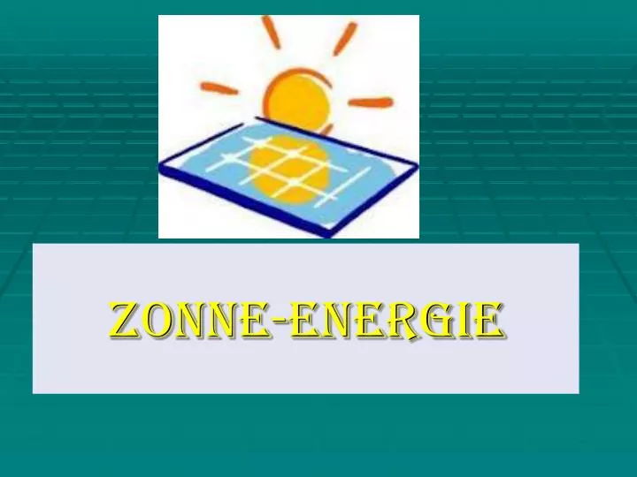 zonne energie