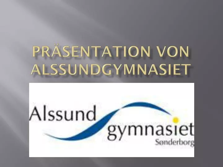 pr sentation von alssundgymnasiet