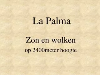 la palma