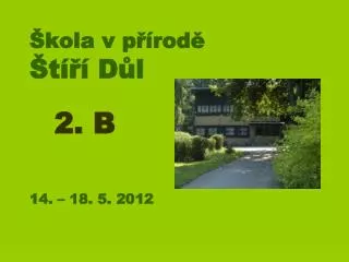 kola v p rod t d l
