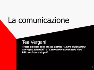 la comunicazione