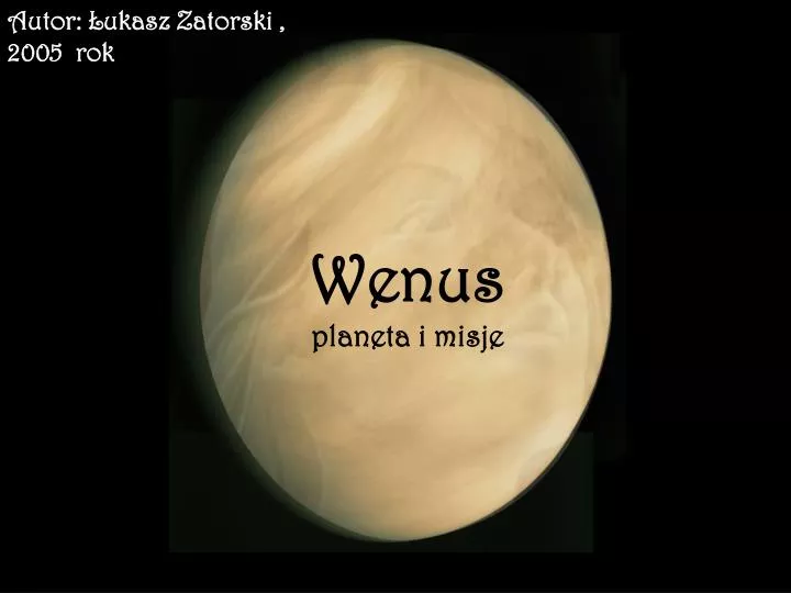 wenus planeta i misje