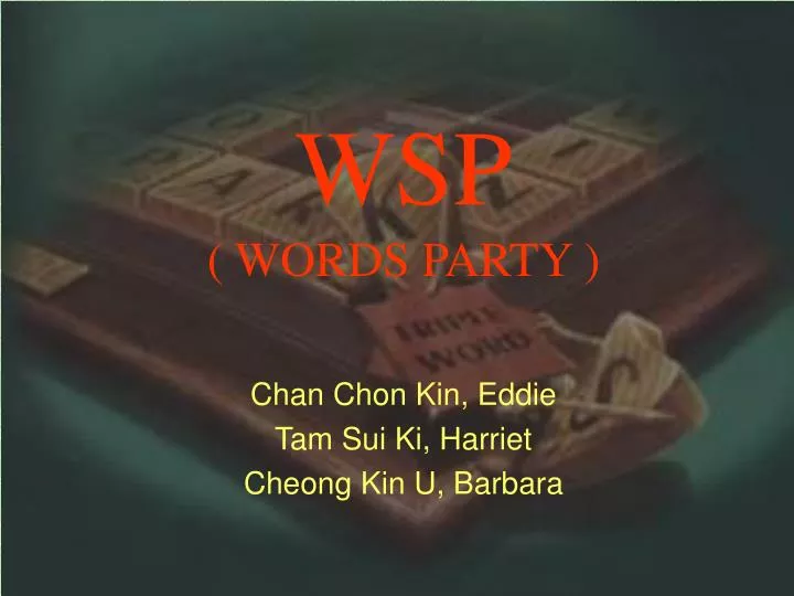 wsp words party