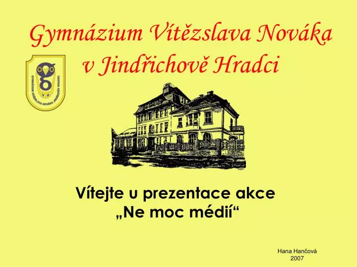 gymn zium v t zslava nov ka v jind ichov hradci